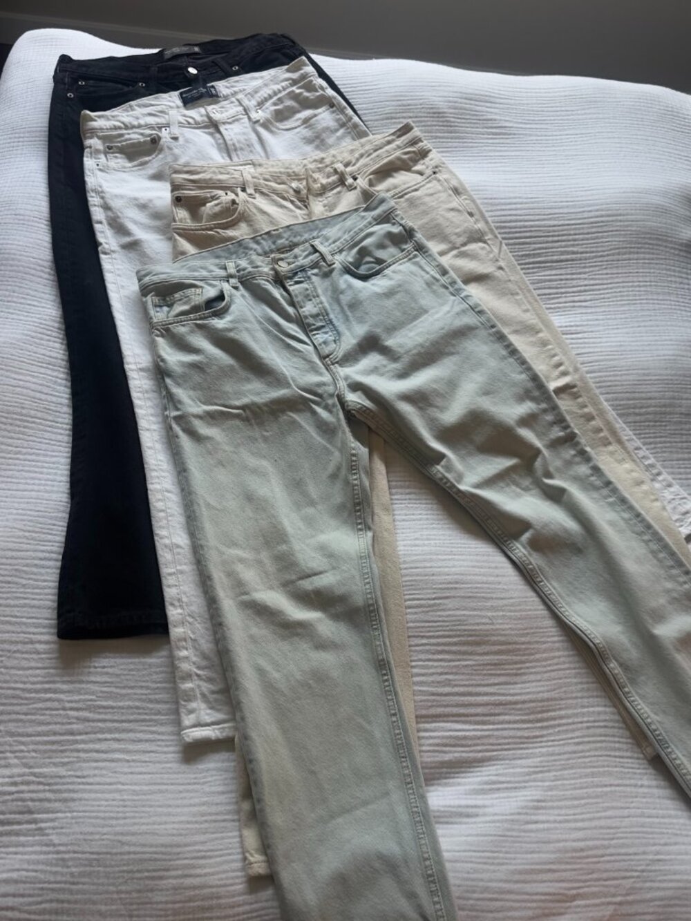 4 x Denim Jeans Bundle | COS/Abercrombie/Zara 33 and 32R